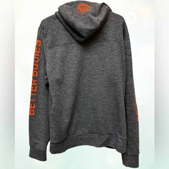 Rare out of production Better Bodies Zip Hoodie Size L - Picture 3 of 9